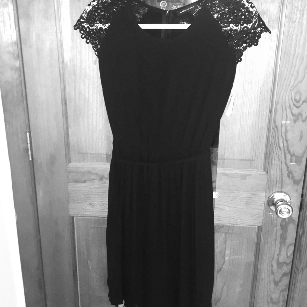 Made in Italy Black Dress NWT